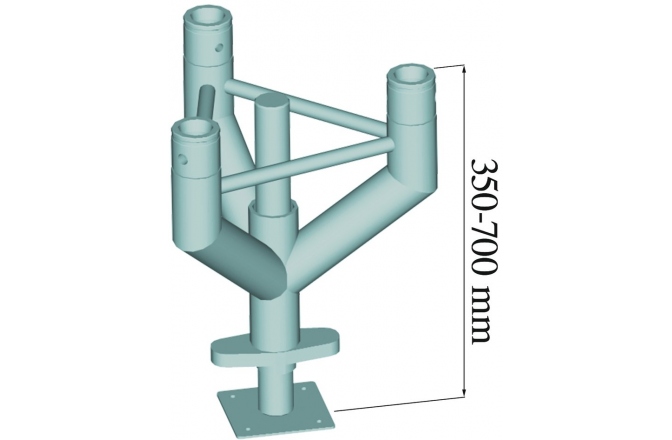 Piedestal truss în 3 puncte Alutruss TRILOCK E-GL Leveling Pedestral ETNF-300