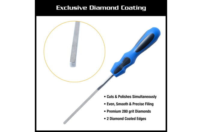 Pilă pentru freturi Music Nomad Diamond Coated E-File