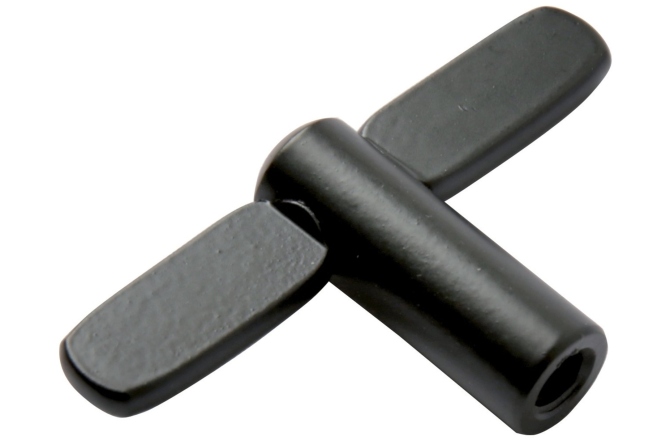 piuliță fluture  Latin Percussion  Wing nut M6 Aspire - LPA653 LPA703 negru (powder coated)