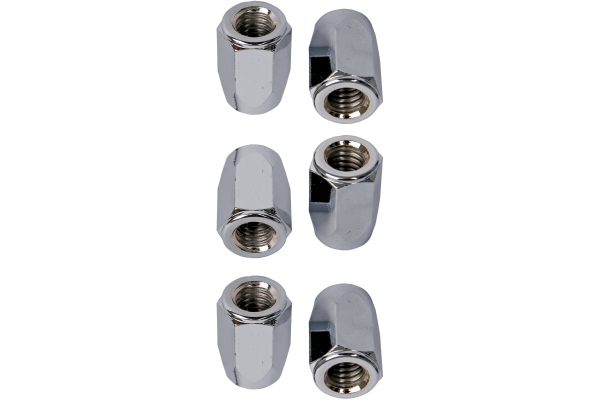 Piulite pentru conga 3/8" Chrom LP952C Piulite pentru conga 3/8" Chrom LP952C