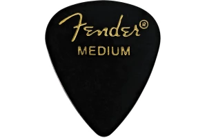 Fender Classic Celluloid Black 351 Shape Medium