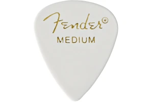 Fender Classic Celluloid White 351 Shape Medium