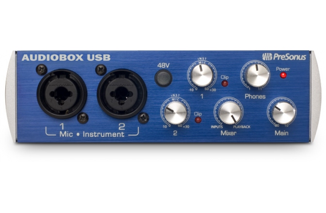 Placa audio externa Presonus AudioBox USB