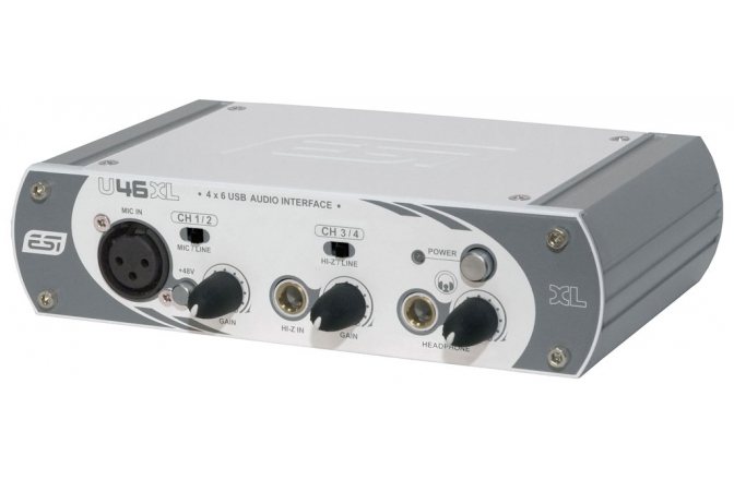 Placa audio USB ESI U46 XL - discontinued