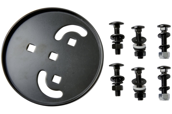 Center plate - LP638 Futurelite Conga Basket Stand negru (powder coated) Center plate - LP638 Futurelite Conga Basket Stand negru (powder coated)