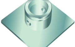 Placă de bază  Alutruss SINGLELOCK Base Plate SBP (square)