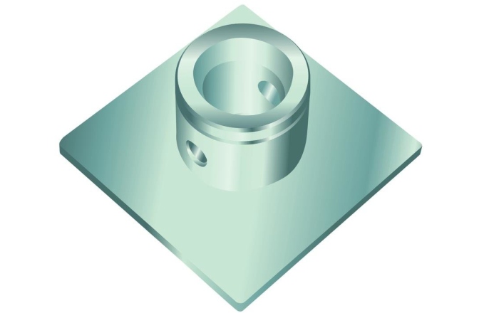 Placă de bază  Alutruss SINGLELOCK Base Plate SBP (square)