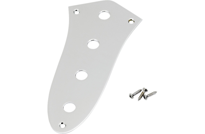 Placă de control 
 Fender Jazz Bass Control Plate 4-Hole (Chrome)