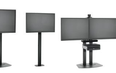 Placa de prindere pentru podea  Vogels PFF7040, Negru