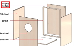 Placă frontală Cajon Meinl frontpanel - for MYO-CAJ