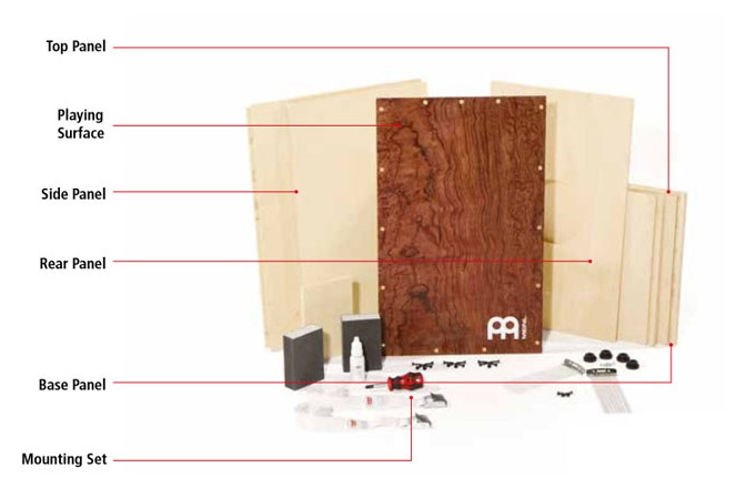 Placă frontală Cajon Meinl MEINL Frontplate / Playing Surface - for DMYO-CAJ-BU