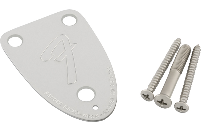 Placă Gât cu Șuruburi Fender '70s Vintage-Style 3-Bolt "F" Stamped Guitar Neck Plate