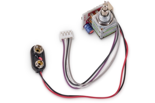 2-Way Electronics, for Passive Pickups, Bass / Treble Stacked only 2-Way Electronics, for Passive Pickups, Bass / Treble Stacked only