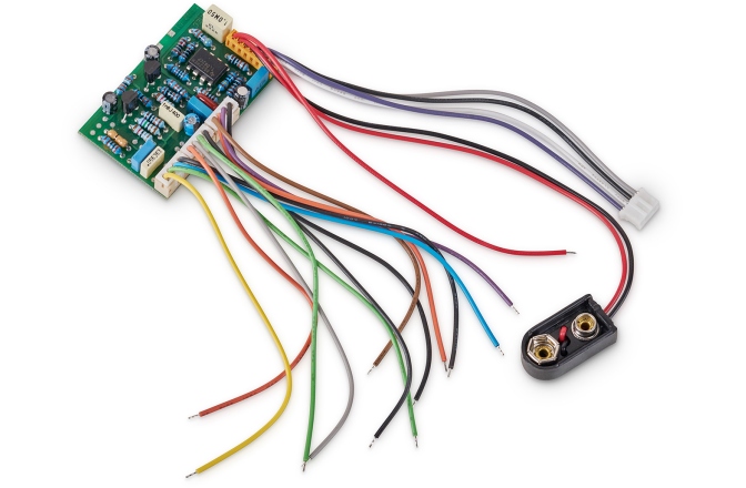 Placă preamplificator bas MEC Pickups  3-Way Electronics, Preamp only