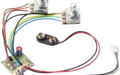 Placă preamplificator e-bass MEC Pickups  2-Way Electronics, for Passive Pickups, Bass / Treble Controls only, Lefthand