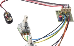 Placă preamplificator e-bass MEC Pickups  2-Way Electronics, for Passive Pickups, Bass / Treble Controls only, Lefthand