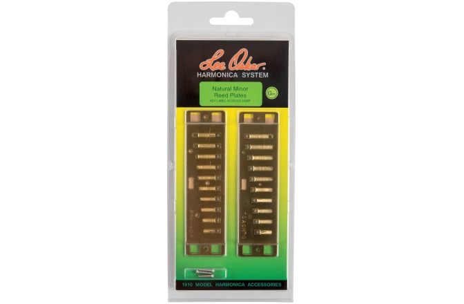 Plăcuțe set Lee Oskar Placă de rezervă acordaj Natural Minor A-Moll