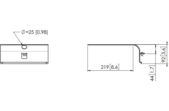 Platforma camera videoconferinta  Vogels RISE A141 pentru ascensoare de afisaj motorizate RISE, max. 4kg