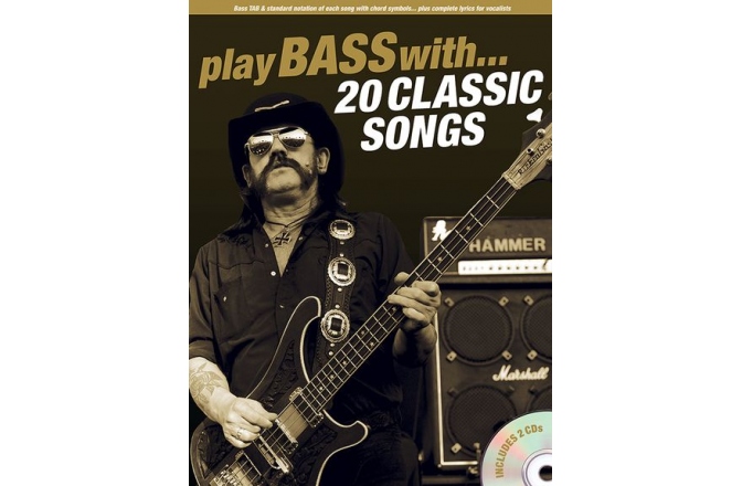 No brand PLAY BASS WITH 20 CLASSIC SONGS TAB BGTR BOOK/2CD