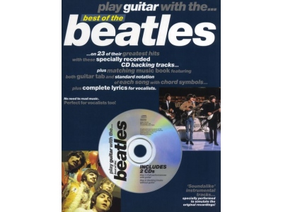 PLAY GUITAR WITH... BEST OF THE BEATLES TAB BOOK/CD