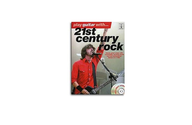 No brand PLAY GUITAR WITH 21ST CENTURY ROCK GUITAR TAB BOOK/2CDS