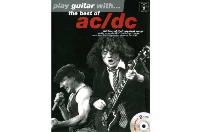 No brand PLAY GUITAR WITH THE BEST OF AC/DC GUITAR TAB BOOK/2CDS