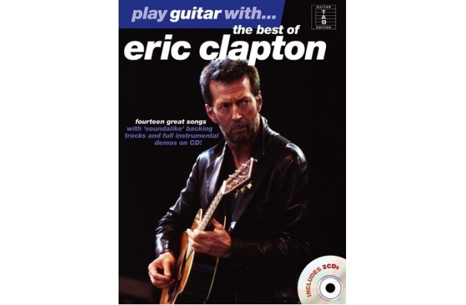 No brand PLAY GUITAR WITH THE BEST OF ERIC CLAPTON GUITAR TAB BOOK/2CDS
