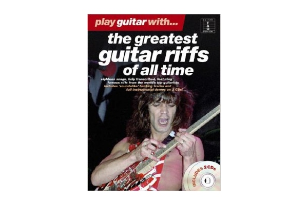 PLAY GUITAR WITH THE GREATEST GUITAR RIFFS OF ALL TIME GTR TAB BK/2CDS