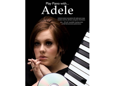 PLAY PIANO WITH ADELE PIANO VOCAL GUITAR BOOK/CD