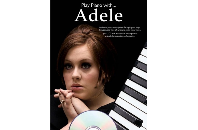 No brand PLAY PIANO WITH ADELE PIANO VOCAL GUITAR BOOK/CD