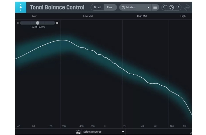 Plugin contorizare iZotope Tonal Balance Control 2 Metering Plugin (Download)