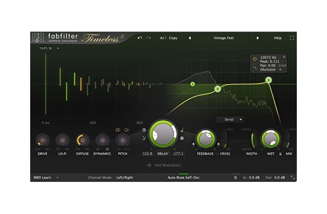 Plugin de Delay  FabFilter FabFilter Timeless 3 Delay Plug-In (Download) 