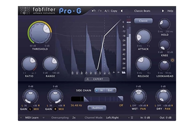 Plugin expander FabFilter Pro-G Expander Plugin (Download)