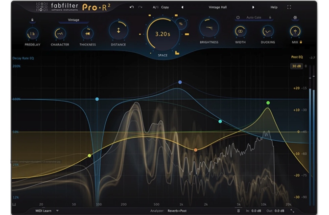 Plugin Reverb FabFilter Pro-R2 Reverb Plug-In (Download)