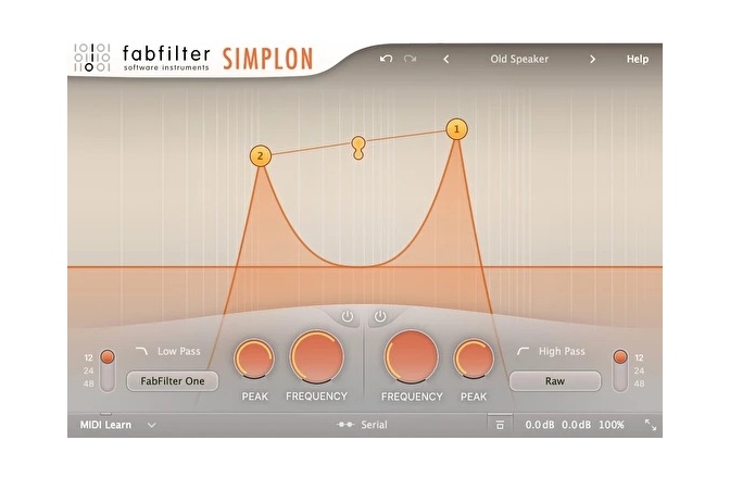 Plugin tip Filter FabFilter Simplon Filter Plugin (Download)