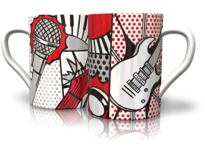 Pop Art Bone China Mug