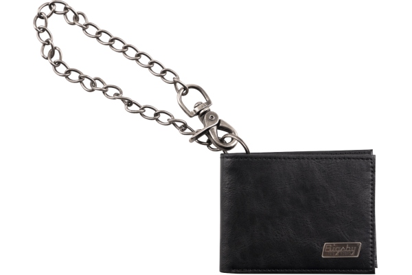 Bigsby Limited Edition Leather Wallet with Chain Black