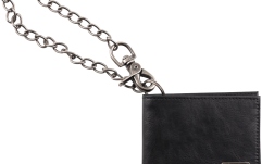 Portofel Bigsby Limited Edition Leather Wallet with Chain Black