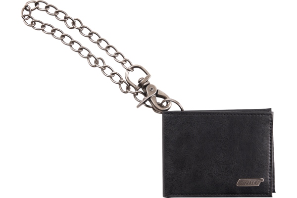 Gretsch Limited Edition Leather Wallet with Chain Black