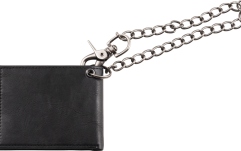 Portofel Jackson Limited Edition Leather Wallet with Chain Black