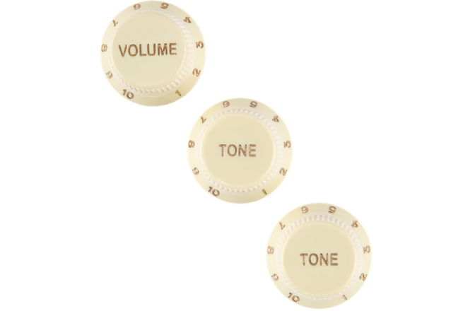 Potențiometre Fender Stratocaster Soft Touch Knobs Aged White