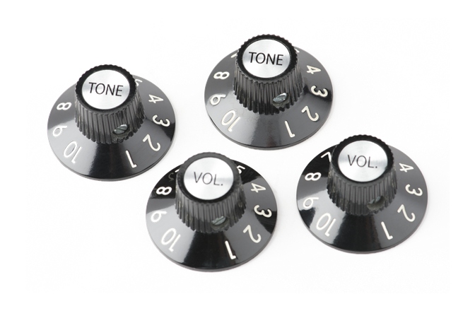 Potențiometre T Fender 72 Telecaster Custom Knobs Black