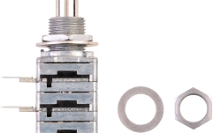 Potențiometru chitară MEC Pickups  Mono + Stereo Stacked Potentiometer, B500K / (05A220K / 05C220K)/cc, Push/Pull