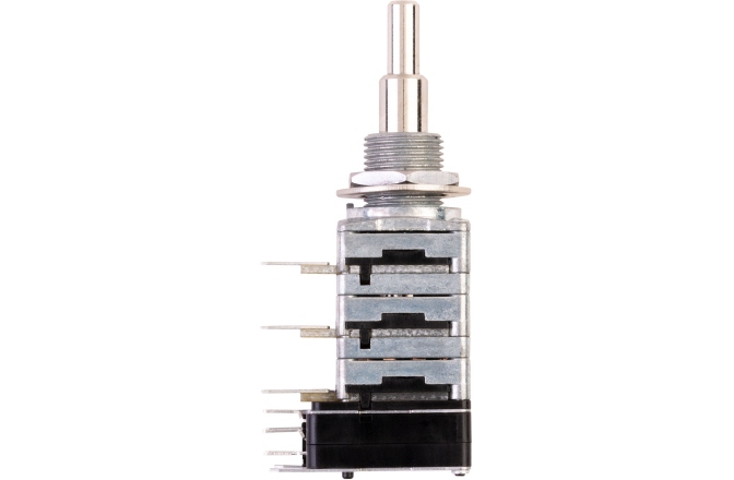 Potențiometru chitară MEC Pickups  Mono + Stereo Stacked Potentiometer, B500K / (05A220K / 05C220K)/cc, Push/Pull