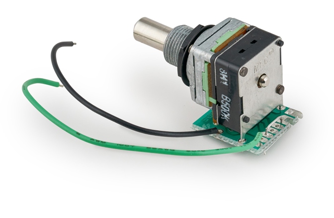 Potențiometru cu comutator  MEC Pickups  Volume Pot Module, B500K, Push/Pull, with connection cables