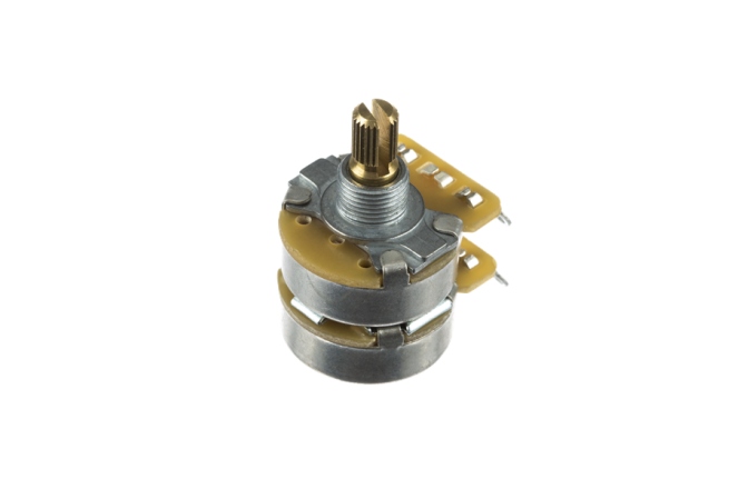 Potențiometru dual Fender Dual 500K/250K Split Shaft Potentiometer