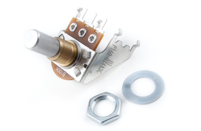 Potentiometru  Fender 100K B Taper Snap-In Pot Solid Shaft
