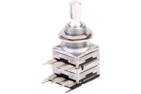 Mono Potentiometer, 15A250K, Push/Pull Mono Potentiometer, 15A250K, Push/Pull