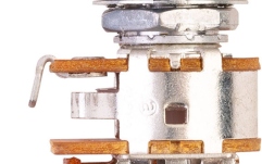 Potențiometru MEC Pickups  Mono Potentiometer, Push/Pull (On/On DPDT), A250K, Solid Shaft (6 mm)