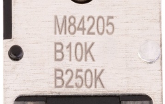 Potențiometru MEC Pickups  Mono Stacked Potentiometer, B10K / B250K, Push/Pull